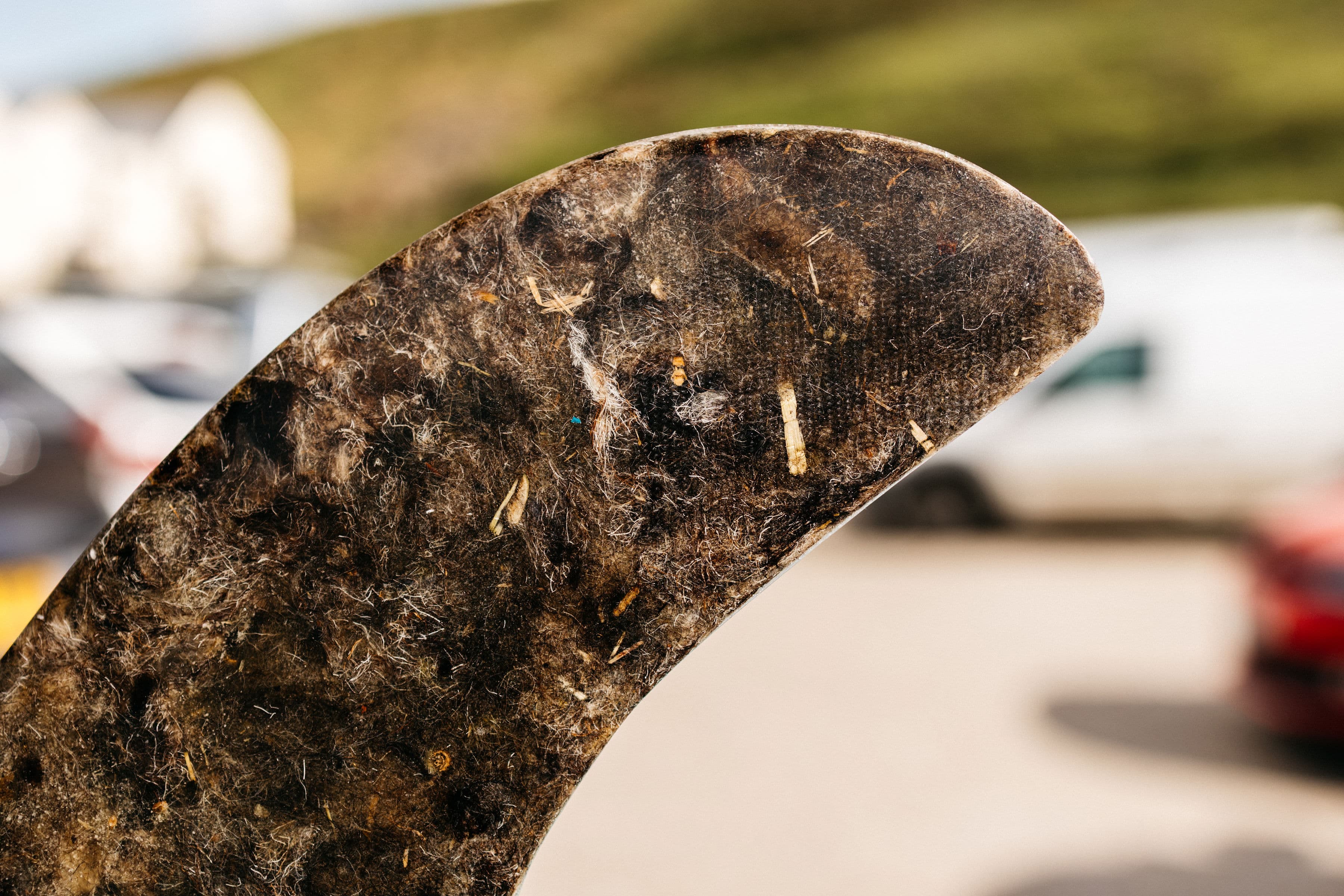 Natural fibres used in Hold fin construction.